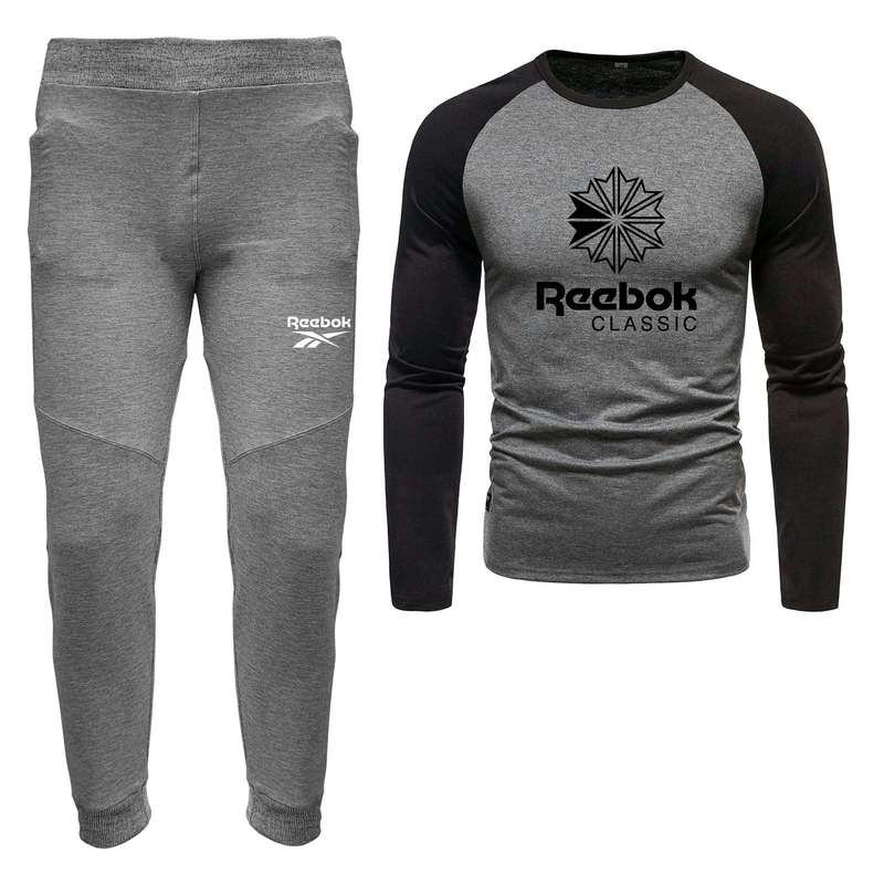 ست تی شرت و شلوار مردانه مدل 04081753 رنگ طوسی