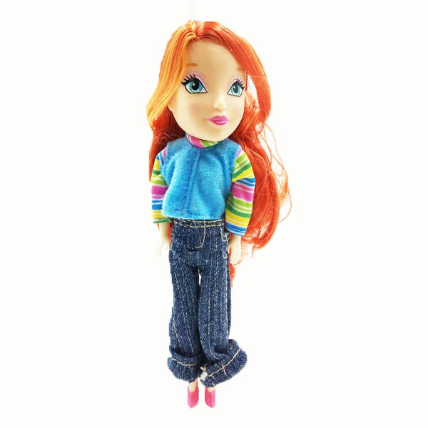 عروسک مدل دختر موبلند کد 01 ارتفاع 17 سانتی متر