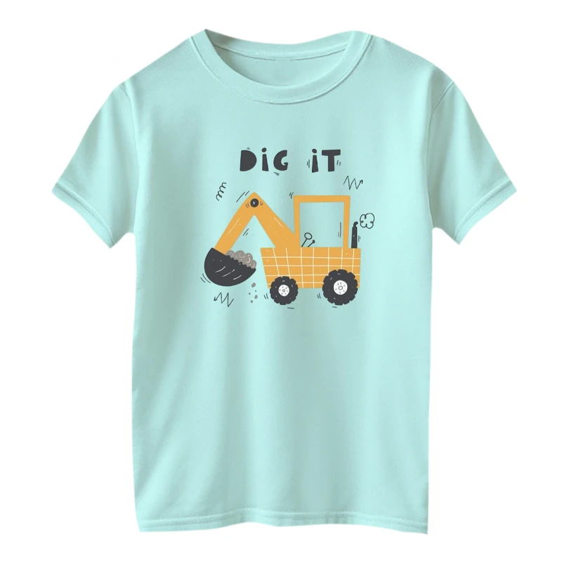 تی شرت آستین کوتاه بچگانه مدل ماشین کد ۱۰