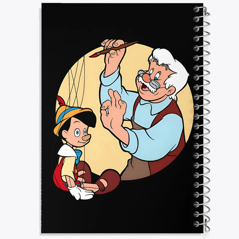 دفتر مشق 100 برگ خندالو طرح پینوکیو کد F6139