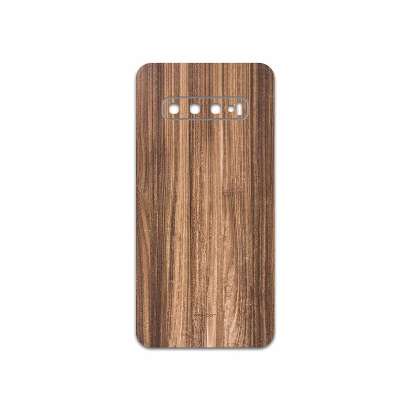 برچسب پوششی ماهوت مدل Light Walnut Wood مناسب برای گوشی موبایل سامسونگ Galaxy S10