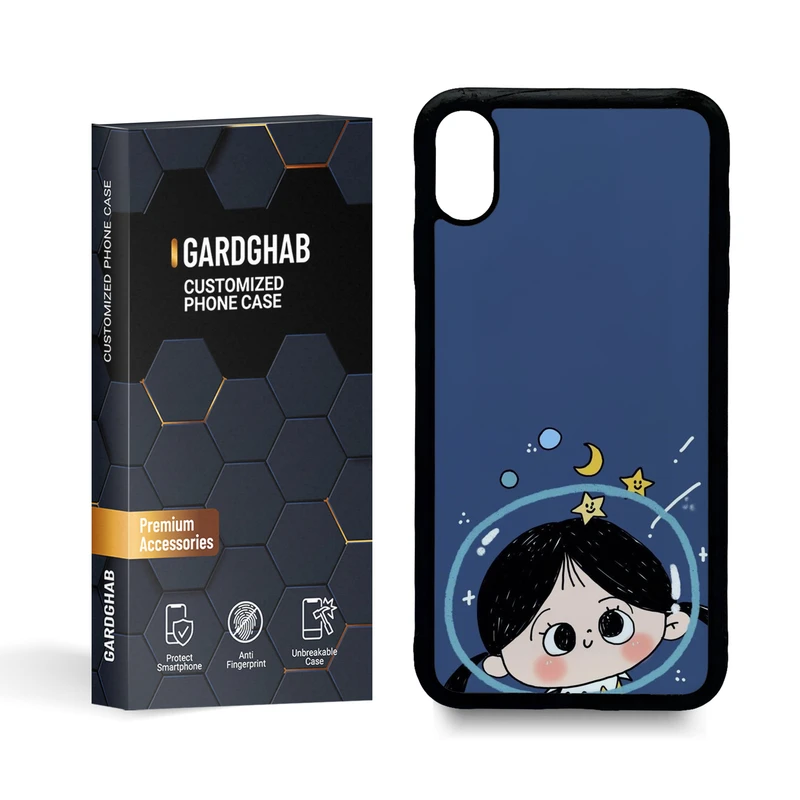  کاور گارد قاب مدل دخترانه مناسب برای گوشی موبایل اپل iphone xs max