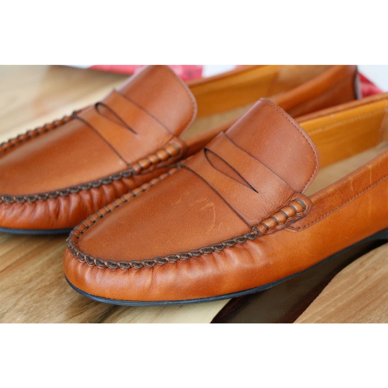 کفش کالج زنانه لی کوپر مدل Loafers Lcf-Camel -  - 5