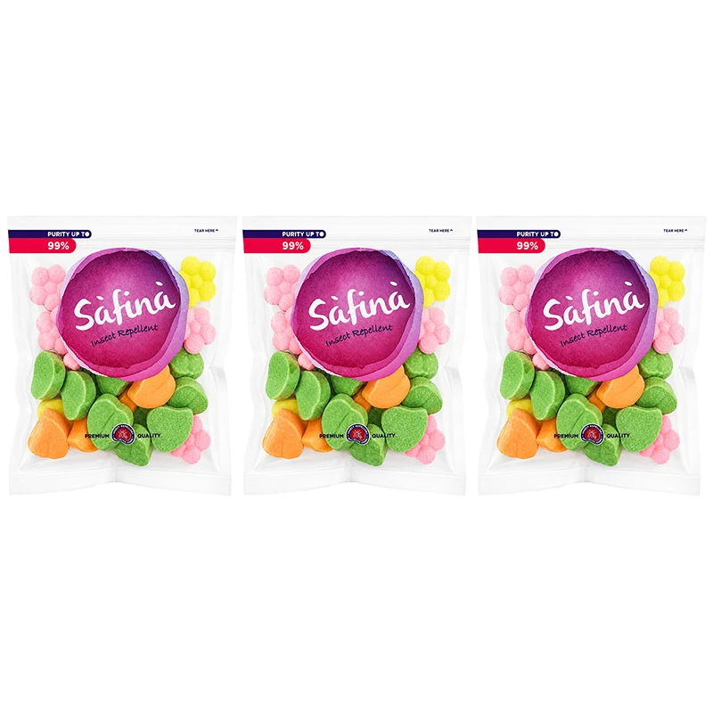 نفتالین خوشبو کننده هوا سفینه مدل K.300 رایحه Fresh Air وزن 225 گرم بسته 3 عددی