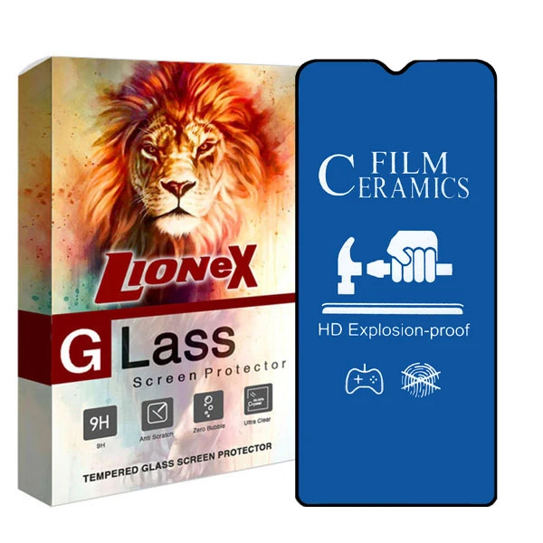 محافظ صفحه نمایش سرامیکی مات لایونکس مدل CRMBLUEL مناسب برای گوشی موبایل شیائومی Redmi 9T