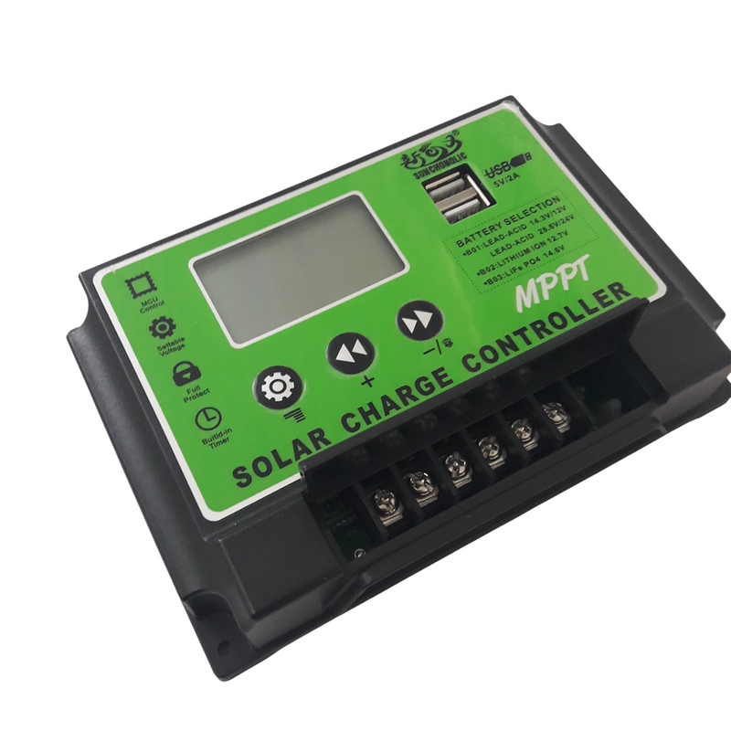 شارژ کنترلر MPPT60A ولتاژ اتوماتیک 12V/24Vسانچونگلیک مدل FT-M1260A