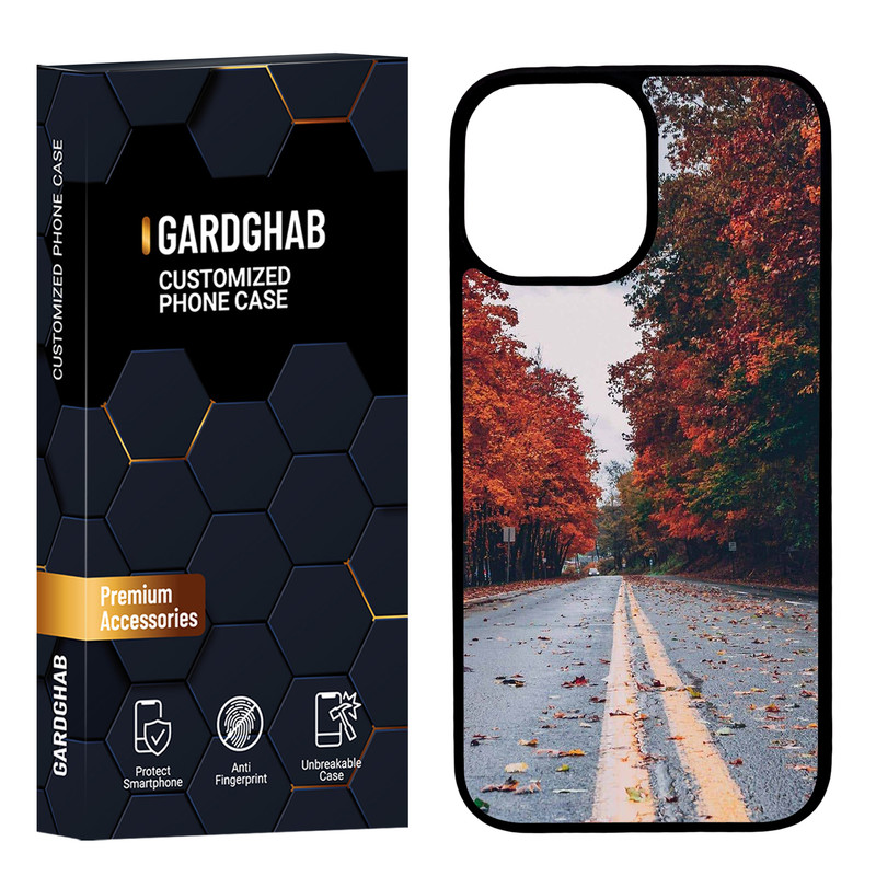کاور گارد قاب مدل پشت گلس منظره و طبیعت مناسب برای گوشی موبایل اپل iPhone 12 Pro Max