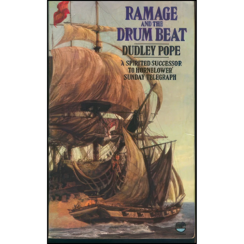 کتاب Ramage and the Drumbeat اثر Dudley Pope انتشارات London: Fontana/ Collins,
