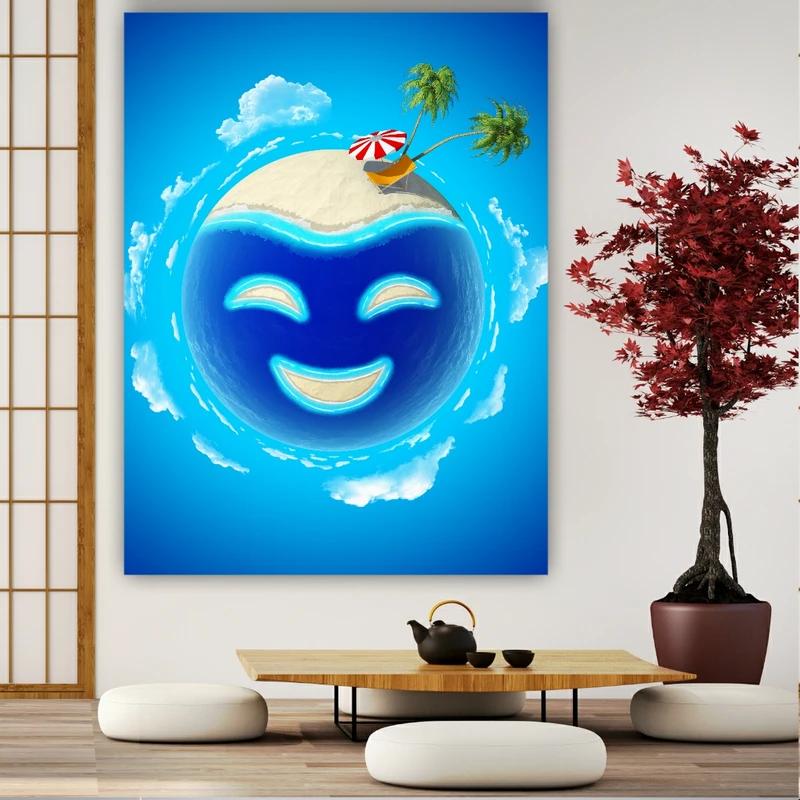 پوستر طرح مخمل گردشگری مدل تفریحات آبی کد FP105021