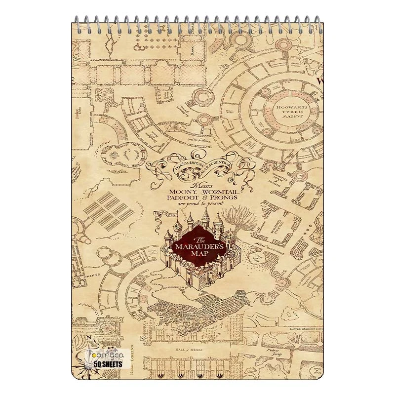 دفتر نقاشی 50 برگ سیمی کارنیکا طرح هری پاتر Harry Potter کد 52549
