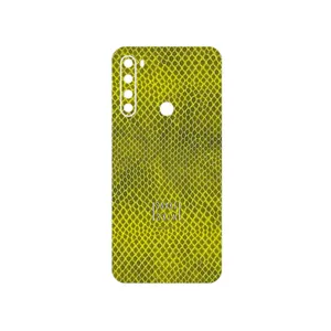 MAHOOT Yellow Snake Skin Cover Sticker for Xiaomi Redmi Note 8 2021