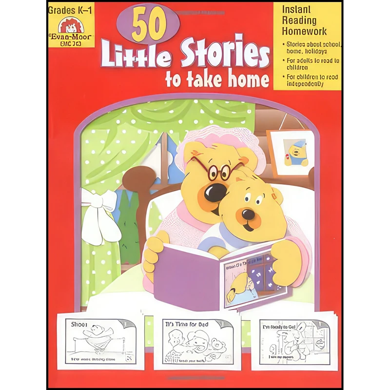 کتاب 50 Little Stories to Take Home اثر Evan Moor انتشارات Evan-Moor Educational Publishers