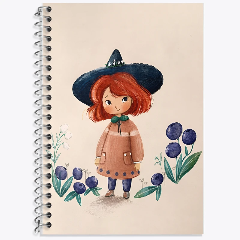 دفتر لغت 50 برگ خندالو طرح دخترانه کد F8370