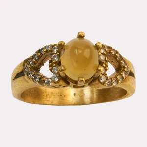 انگشتر زنانه عقیق نباتی