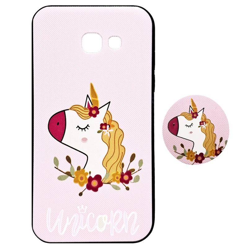 کاور مدل تک شاخ مغرور مناسب برای گوشی موبایل سامسونگ Galaxy A5 2017/ A520 به همراه پاپ سوکت