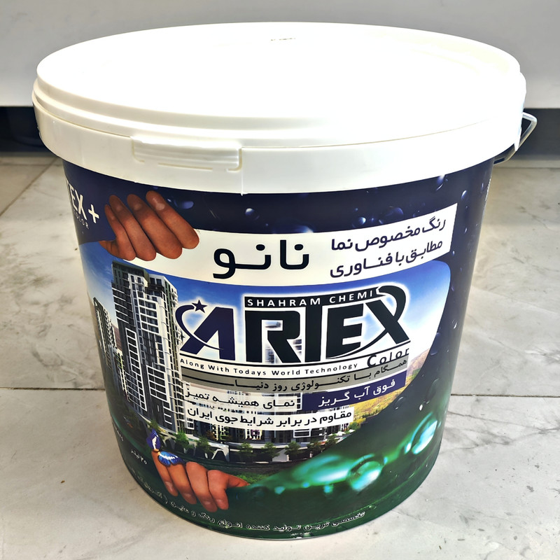رنگ اکریلیک نما نانو سفید آرتکس مدل rc45 وزن 4 کیلوگرم