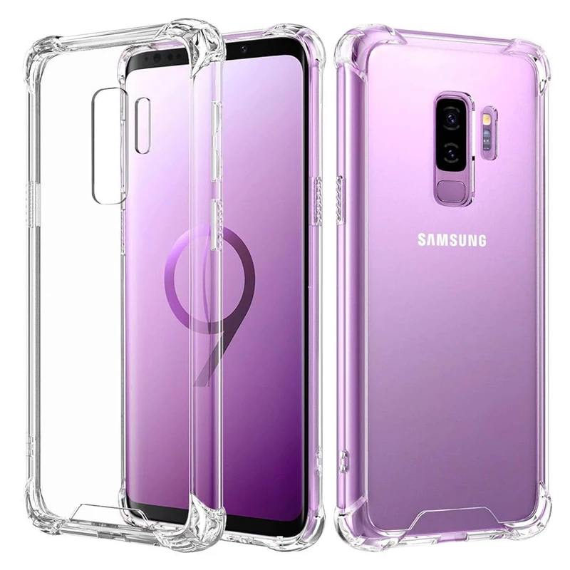 کاور مدل شفاف مناسب برای گوشی موبایل سامسونگ Galaxy S9 Plus