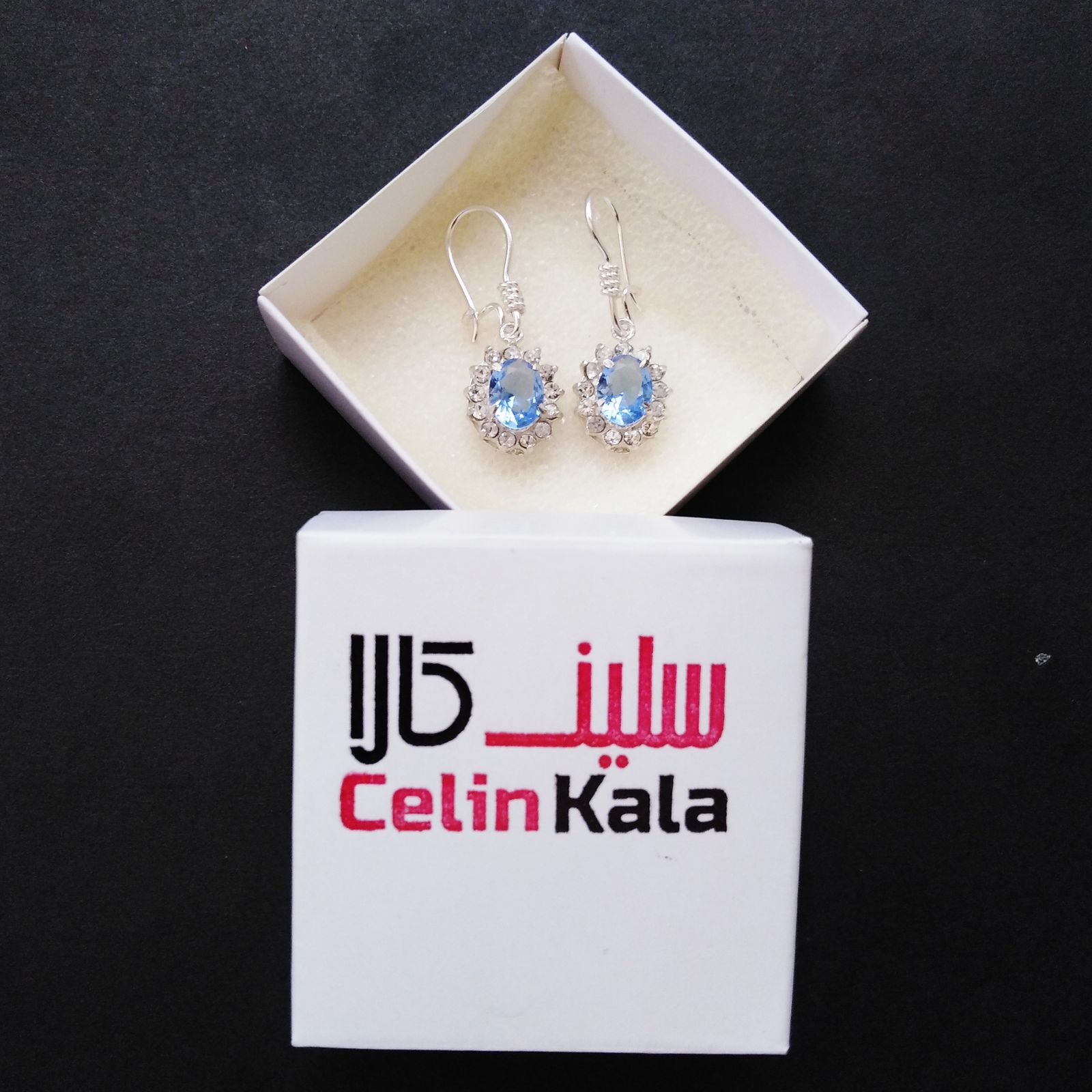 گوشواره نقره زنانه سلین کالا مدل ce-9 -  - 3