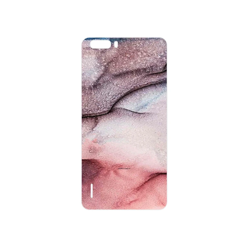 برچسب پوششی ماهوت مدل Smoky pink marble مناسب برای گوشی موبایل آنر 6 Plus