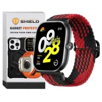 بند آلتیمیت شیلد مدل Braided SPC BK مناسب برای ساعت هوشمند شیائومی Redmi Watch 4 41mm