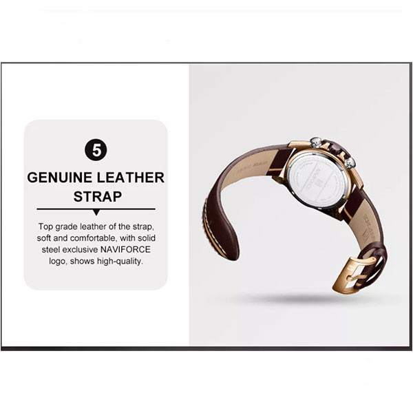 ساعت مچی عقربهای مردانه نیوی فورس مدل NF8018 RGCEBN ساعت مچی عقربهای مردانه نیوی فورس مدل NF8018 RGCEBN