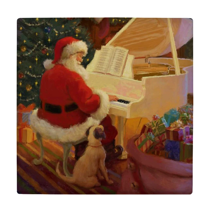 زیر لیوانی طرح بابانوئل پیانیست کد    4016478_2330