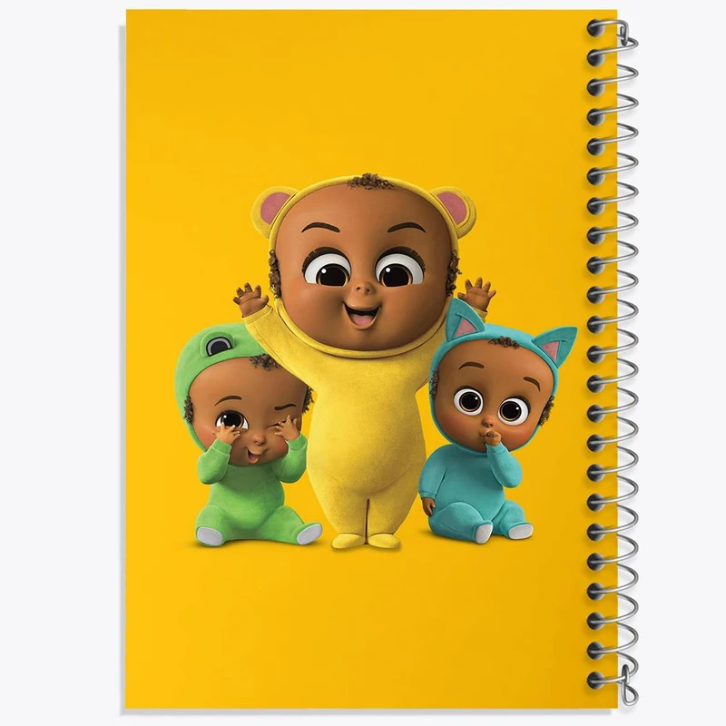دفتر مشق 100 برگ خندالو طرح بچه رئیس Boss Baby کد 10331