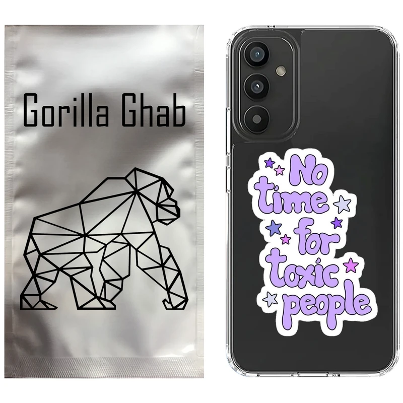 کاور گوریلا قاب مدل CLG کد 97 طرح Toxic مناسب برای گوشی موبایل سامسونگ Galaxy A34