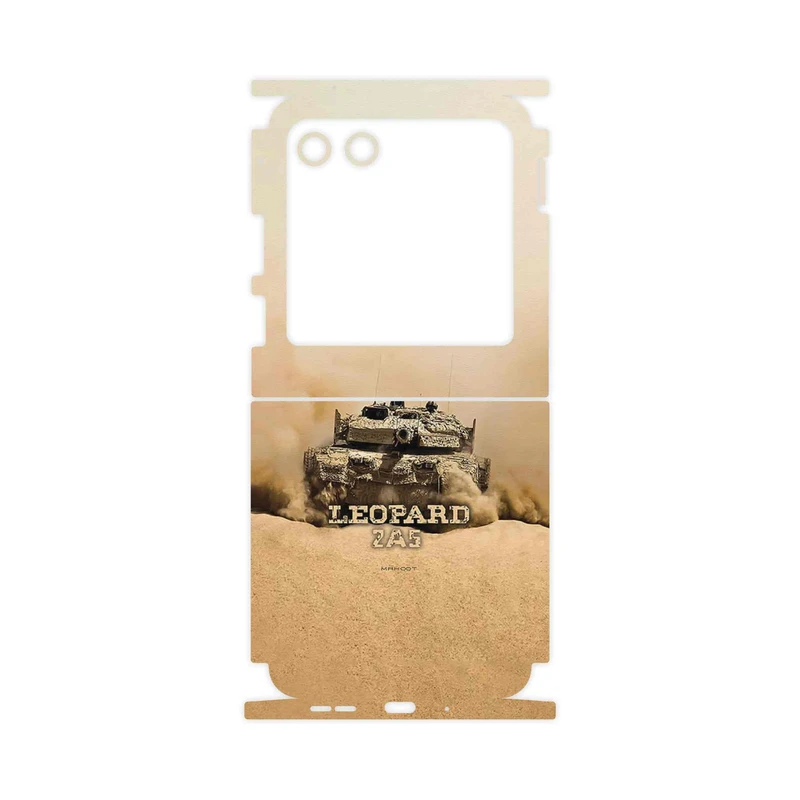 برچسب پوششی ماهوت مدل Leopard_2A5_tank-FullSkin مناسب برای گوشی موبایل موتورولا Razr 40 Ultra