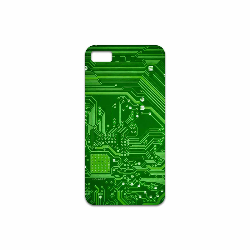 برچسب پوششی ماهوت مدل Green Printed Circuit Board مناسب برای گوشی موبایل بلک بری Z10