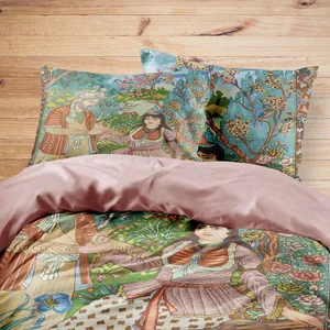 سرویس روتختی مدوپد طرح فرش تابلو مدل C-T00010 یک نفره 4 تکه