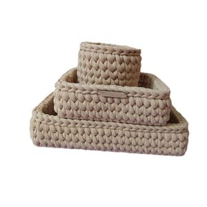 نقد و بررسی سبد تریکو قلاب بافی کد 88 مجموعه 3 عددی توسط خریداران