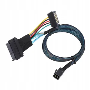 کابل تبدیل Mini SAS SFF-8643 به SAS 8639 / SATA اسمارطور مدل SM55 طول 0.5 متر