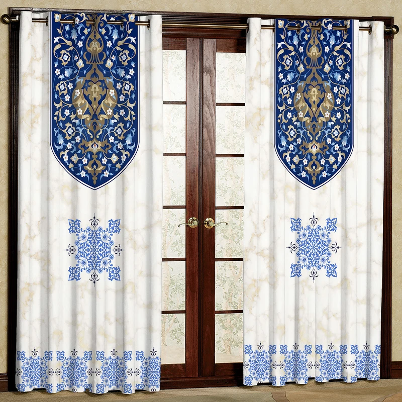 پرده مدل مخمل پانچی کد 4212k5 سایز 200x140 سانتی متر