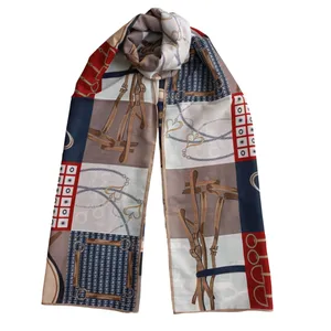 شال زنانه شانل مدل نخی چهارخانه مجلسی کد 65