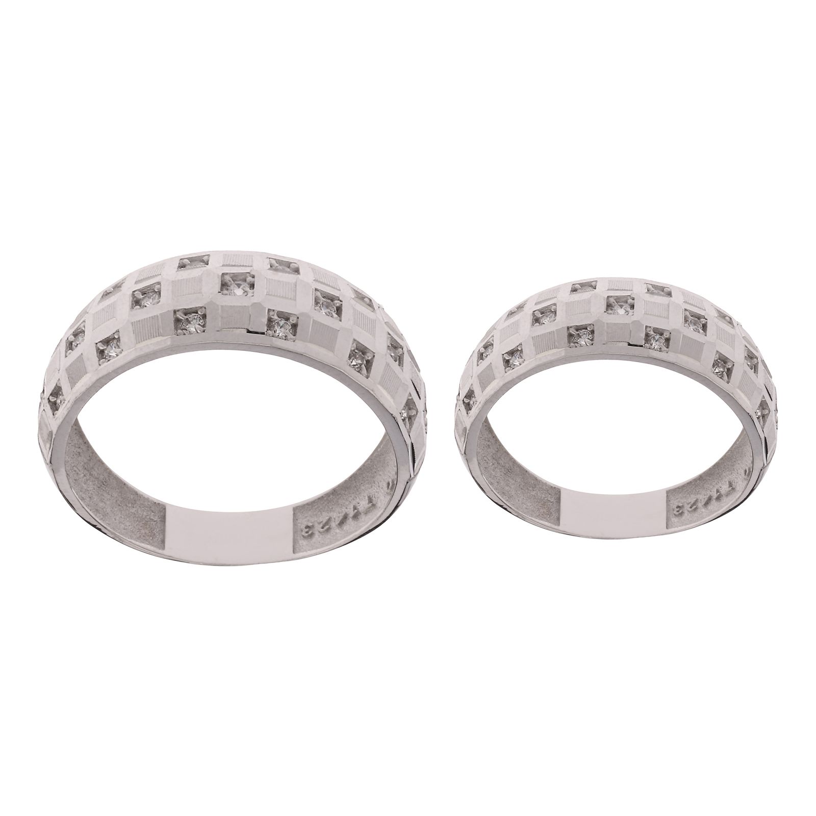 ست حلقه طلا 18 عیار زنانه و مردانه مایا ماهک مدل MR1360 -  - 1