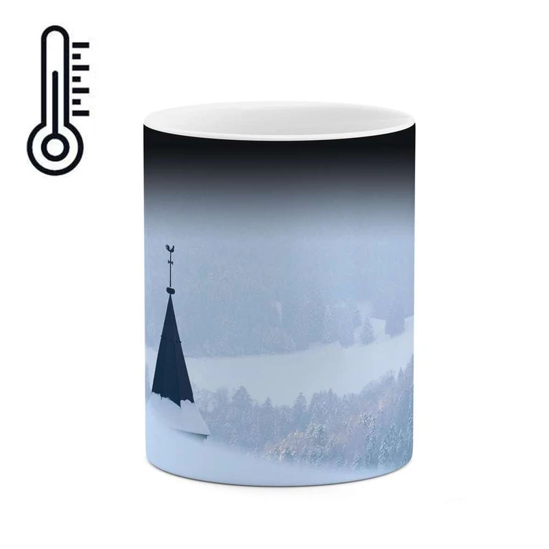 ماگ حرارتی کاکتی مدل منظره برفی کد mgh15057