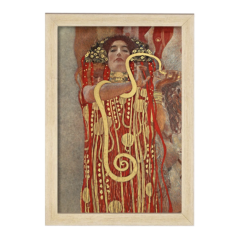 تابلو خندالو مدل نقاشی بهداشت اثر گوستاو کلیمت کد F12150