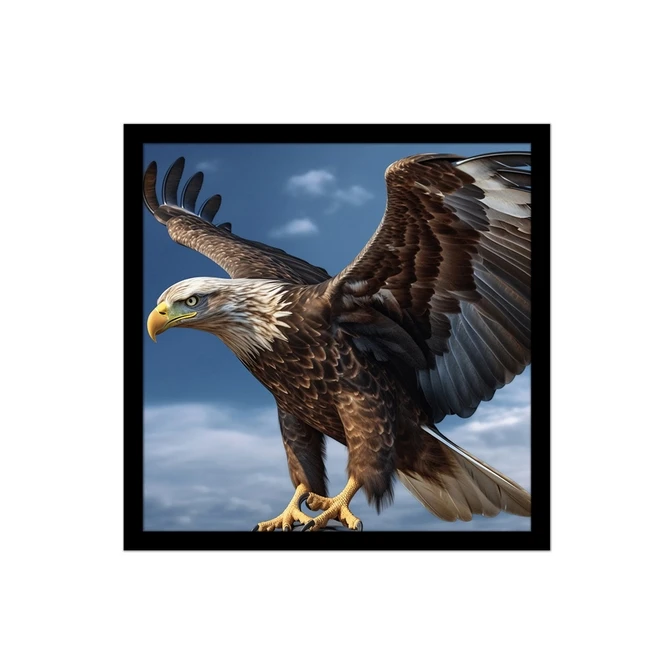 تابلو نوری بکلیت طرح پرنده عقاب مدل B-MID-16409