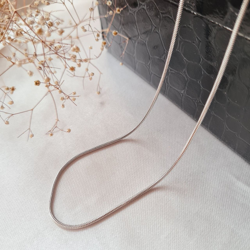 زنجیر زنانه استینلس استیل مدل ماری کد sm2