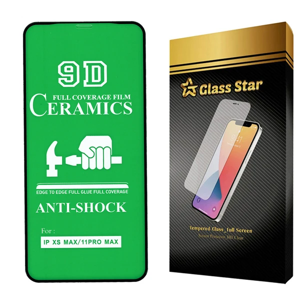 محافظ صفحه نمایش سرامیکی گلس استار مدل CRGA مناسب برای گوشی موبایل اپل iPhone XS Max