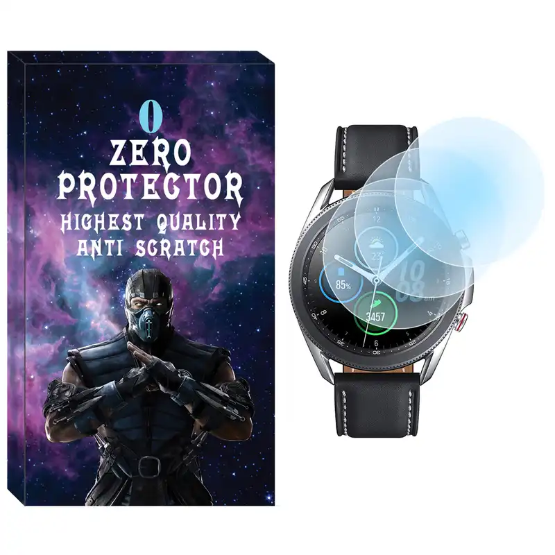 محافظ صفحه نمایش نانو زیرو مدل NZO مناسب برای ساعت هوشمند سامسونگ Galaxy Watch 3 45mm بسته سه عددی