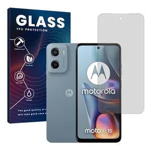 Glass Resistant model transparent screen protector suitable for Motorola Moto E15 Mobile phone 