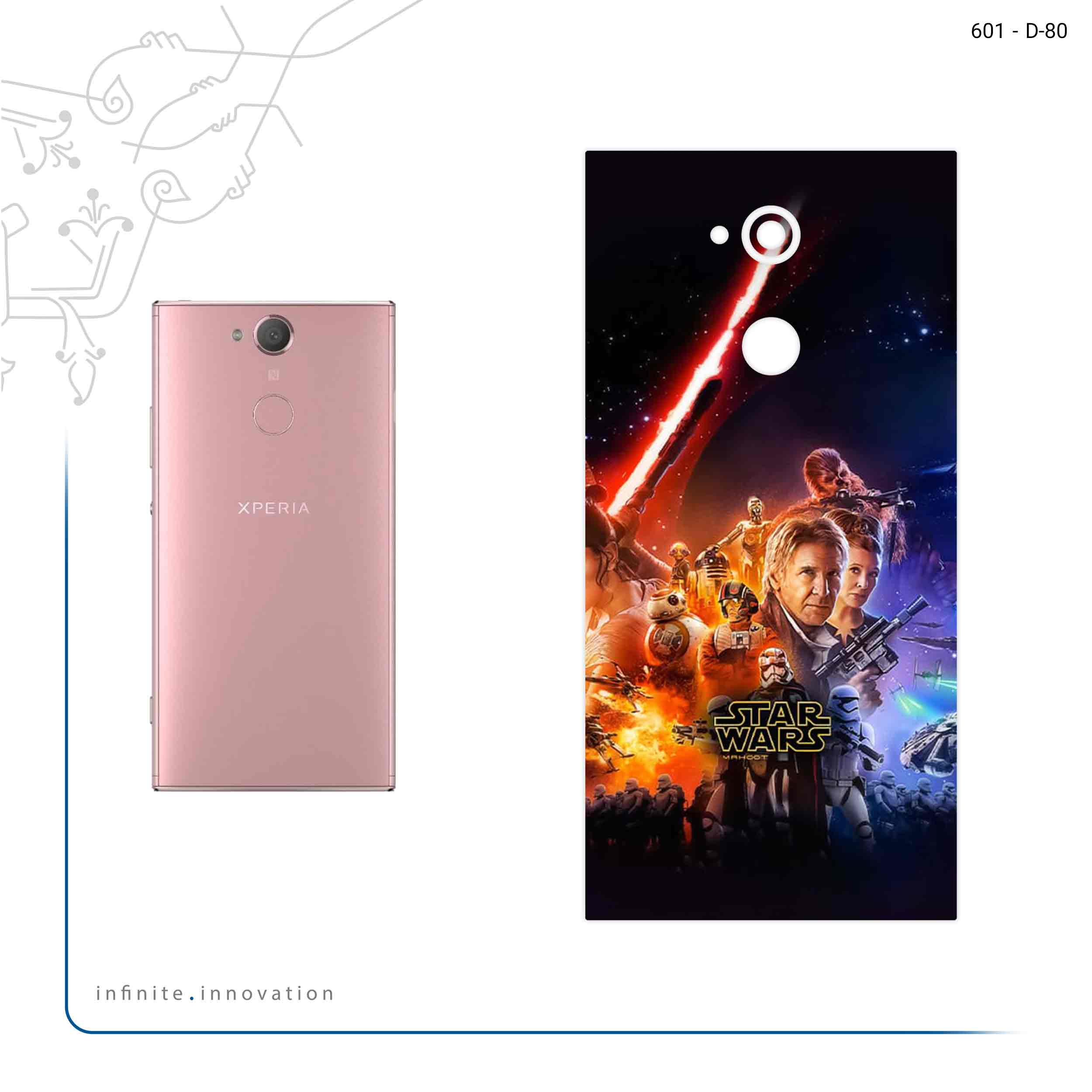برچسب پوششی ماهوت مدل Star Wars مناسب برای گوشی موبایل سونی Xperia XA2 Ultra