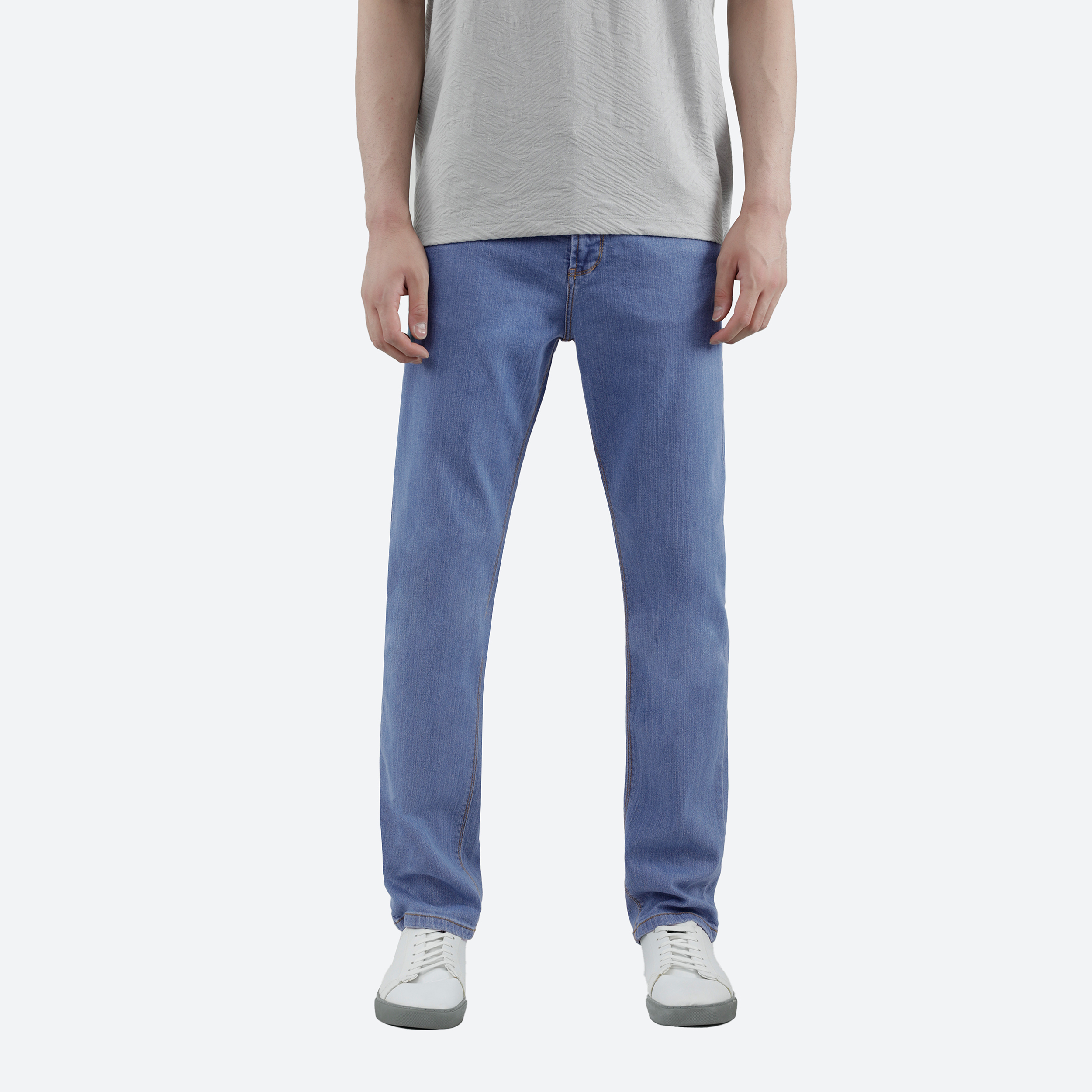 شلوار جین مردانه پاتن جامه مدل نیمه جذب 123121010425098