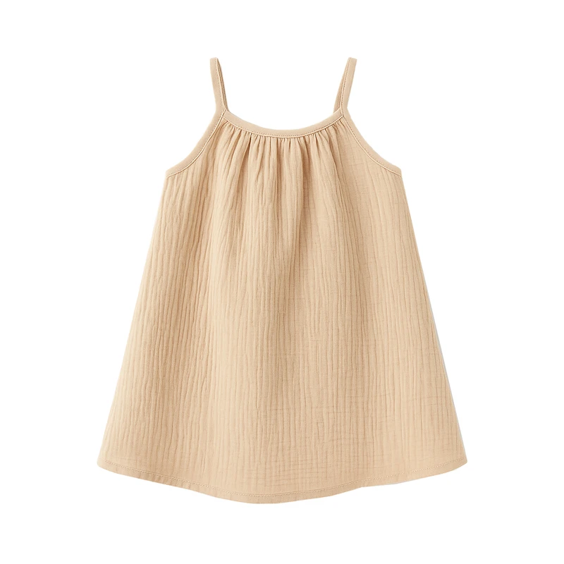 پیراهن بدون آستین یقه گرد دخترانه مدل ارکیده 5903