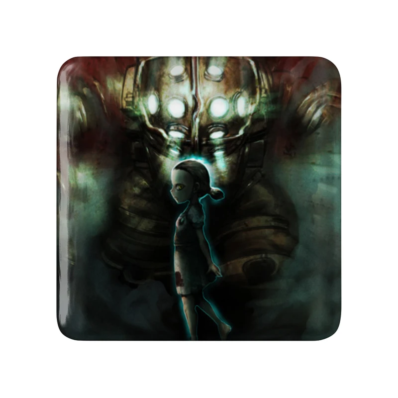 مگنت خندالو طرح بازی بایوشاک (Bioshock) مدل مربعی کد 31355