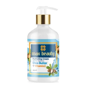 کرم آبرسان مکس بیوتی مدل shea butter حجم 400 میلی لیتر