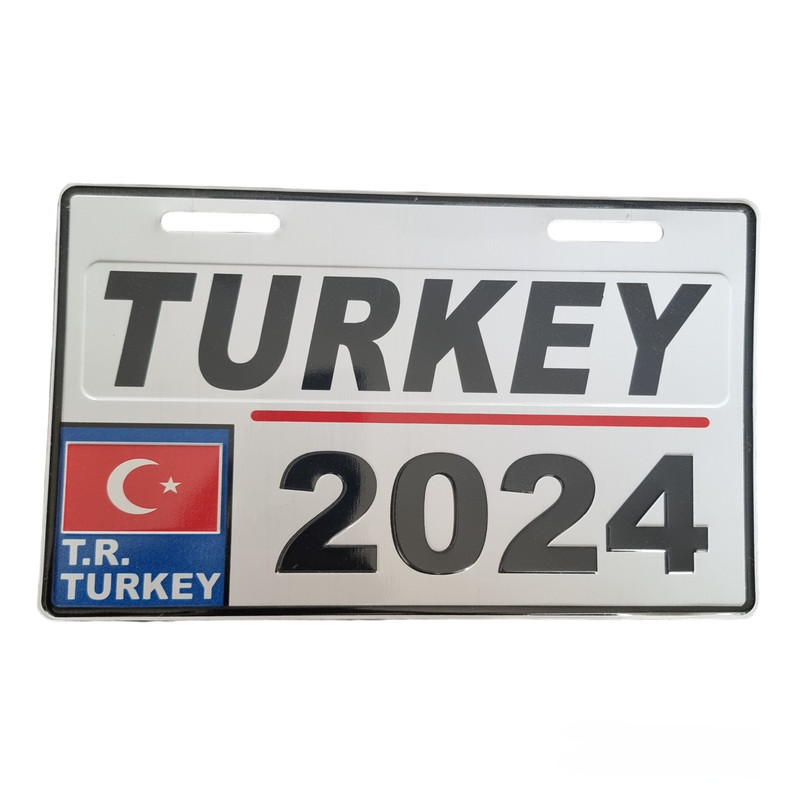 پلاک تزئینی دوچرخه طرح TURKEY