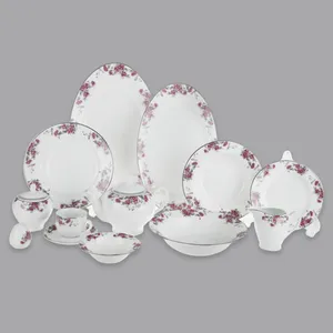 سرویس غذاخوری 102 پارچه 12 نفر چینی زرین ایران مدل Aran سری ایتالیا اف درجه عالی